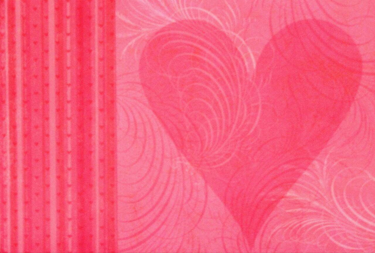 K & Company Valentines Day Heart 12x12 Double-Sided Light Cardstock Paper